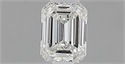 Natural Diamond 0.23 Carats, Emerald with  Cut, G Color, VVS1 Clarity and Certified by GIA