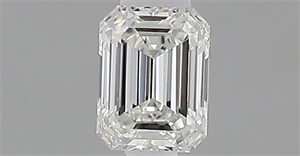 Foto Diamante Natural 0.23 quilates, Esmeralda , Color G, claridad VVS1 y certificado GIA de