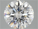 Lab Grown Diamond 3.07 Carats, Round with Ideal Cut, D Color, VVS2 Clarity and Certified by IGI