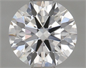 Lab Grown Diamond 0.71 Carats, Round with Ideal Cut, D Color, VVS2 Clarity and Certified by IGI