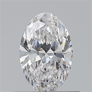 Picture of Natural Diamond 0.50 Carats, Oval with  Cut, D Color, VVS1 Clarity and Certified by GIA