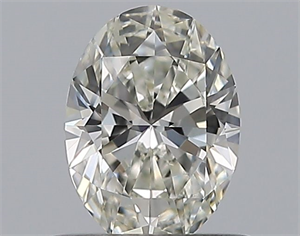 Picture of Natural Diamond 0.51 Carats, Oval with  Cut, I Color, VVS1 Clarity and Certified by GIA