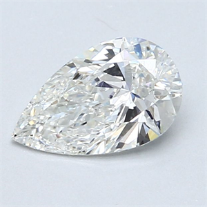 Picture of Natural Diamond 1.01 Carats, Pear with  Cut, I Color, SI1 Clarity and Certified by GIA