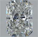 Natural Diamond 2.01 Carats, Radiant with  Cut, G Color, VS2 Clarity and Certified by GIA