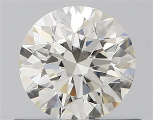 Foto Diamante Natural 0.56 quilates, Redondo , Color J, claridad IF y certificado GIA de