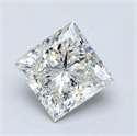 Diamante Natural 2.50 quilates, Princesa , Color I, claridad VS2 y certificado GIA