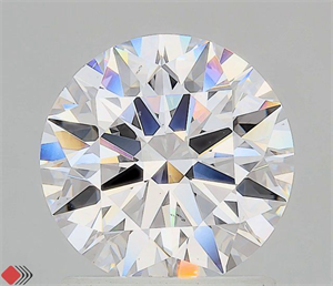 Picture of Lab Grown Diamond 1.59 Carats, Round with Ideal Cut, D Color, VS1 Clarity and Certified by IGI