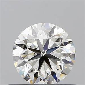 Foto Diamante Natural 0.60 quilates, Redondo , Color J, claridad IF y certificado GIA de