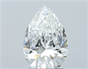 Natural Diamond 1.00 Carats, Pear with  Cut, G Color, SI1 Clarity and Certified by GIA