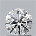 Natural Diamond 0.88 Carats, Round with Excellent Cut, G Color, VS2 Clarity and Certified by GIA