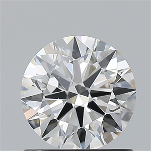 Picture of Natural Diamond 0.88 Carats, Round with Excellent Cut, G Color, VS2 Clarity and Certified by GIA