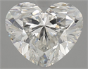 Natural Diamond 2.52 Carats, Heart with  Cut, H Color, VS2 Clarity and Certified by GIA