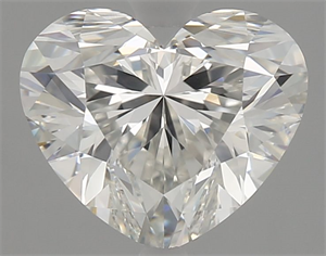 Picture of Natural Diamond 2.52 Carats, Heart with  Cut, H Color, VS2 Clarity and Certified by GIA