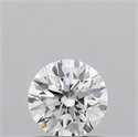 Lab Grown Diamond 0.84 Carats, Round with Ideal Cut, D Color, VS2 Clarity and Certified by IGI