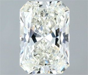 Picture of Natural Diamond 0.59 Carats, Radiant with  Cut, G Color, IF Clarity and Certified by IGI