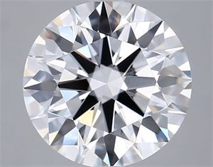 Picture of Lab Grown Diamond 3.03 Carats, Round with Ideal Cut, E Color, VVS1 Clarity and Certified by IGI