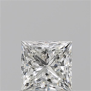 Picture of Natural Diamond 0.81 Carats, Princess with  Cut, H Color, VVS2 Clarity and Certified by GIA