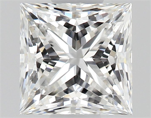 Foto Diamante Natural 0.57 quilates, Princesa , Color E, claridad VVS2 y certificado GIA de