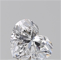 Natural Diamond 0.50 Carats, Heart with  Cut, D Color, VS2 Clarity and Certified by GIA