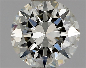 Picture of Natural Diamond 0.51 Carats, Round with Very Good Cut, I Color, SI2 Clarity and Certified by GIA