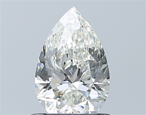 Picture of Natural Diamond 0.70 Carats, Pear with  Cut, I Color, VS2 Clarity and Certified by GIA