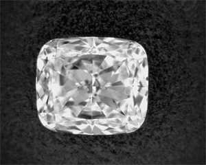 Picture of Natural Diamond 0.67 Carats, Cushion with  Cut, H Color, VVS2 Clarity and Certified by GIA