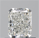Natural Diamond 0.70 Carats, Radiant with  Cut, H Color, VS1 Clarity and Certified by GIA