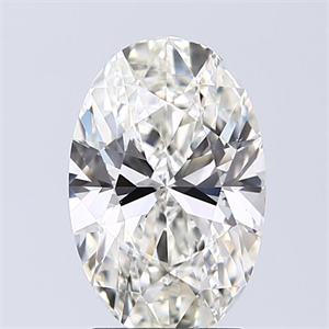 Picture of Natural Diamond 2.01 Carats, Oval with  Cut, I Color, VS2 Clarity and Certified by GIA