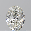 Diamante Natural 0.90 quilates, Ovalado , Color I, claridad SI1 y certificado GIA
