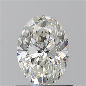 Foto Diamante Natural 0.90 quilates, Ovalado , Color I, claridad SI1 y certificado GIA de