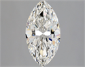 Natural Diamond 2.01 Carats, Marquise with  Cut, H Color, SI2 Clarity and Certified by GIA