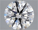 Diamante Natural 1.31 quilates, Redondo , Color E, claridad VVS1 y certificado GIA