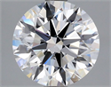 Diamante Natural 1.31 quilates, Redondo , Color E, claridad VVS1 y certificado GIA