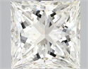 Natural Diamond 4.03 Carats, Princess with  Cut, I Color, VVS2 Clarity and Certified by IGI