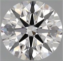 Lab Grown Diamond 1.59 Carats, Round with Excellent Cut, D Color, VVS2 Clarity and Certified by GIA
