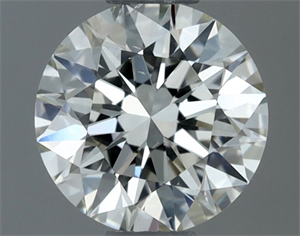 Picture of Natural Diamond 0.50 Carats, Round with Excellent Cut, J Color, SI1 Clarity and Certified by GIA