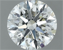 Natural Diamond 0.90 Carats, Round with Excellent Cut, I Color, VS1 Clarity and Certified by IGI