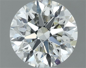 Picture of Natural Diamond 0.90 Carats, Round with Excellent Cut, I Color, VS1 Clarity and Certified by IGI