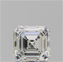 Diamante Natural 1.57 quilates, Asscher , Color I, claridad VVS2 y certificado GIA