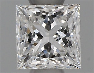 Foto Diamante Natural 0.35 quilates, Princesa , Color F, claridad VVS1 y certificado GIA de