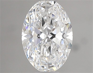 Picture of Natural Diamond 0.52 Carats, Oval with  Cut, D Color, SI1 Clarity and Certified by GIA