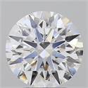 Lab Grown Diamond 2.51 Carats, Round with Ideal Cut, D Color, IF Clarity and Certified by IGI