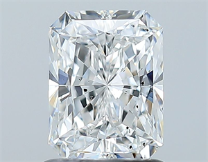 Picture of Natural Diamond 1.20 Carats, Radiant with  Cut, E Color, SI2 Clarity and Certified by GIA