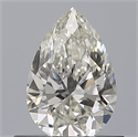 Natural Diamond 0.50 Carats, Pear with  Cut, G Color, VVS1 Clarity and Certified by IGI