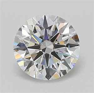 Picture of Lab Grown Diamond 1.02 Carats, Round with Ideal Cut, D Color, VVS2 Clarity and Certified by IGI