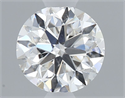 Natural Diamond 0.70 Carats, Round with Very Good Cut, F Color, SI2 Clarity and Certified by GIA