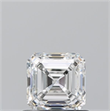 Diamante Natural 0.80 quilates, Asscher , Color F, claridad VS1 y certificado GIA