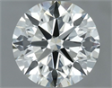 Natural Diamond 0.80 Carats, Round with Very Good Cut, J Color, VVS2 Clarity and Certified by IGI