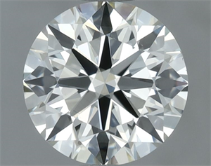 Picture of Natural Diamond 0.80 Carats, Round with Very Good Cut, J Color, VVS2 Clarity and Certified by IGI