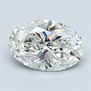 Picture of Natural Diamond 4.00 Carats, Oval with  Cut, I Color, VS1 Clarity and Certified by GIA
